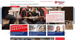 Desktop Screenshot of malteserjugend-berlin.de